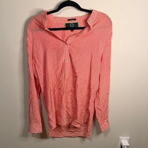 C. Wonder Coral Button Down Shirt